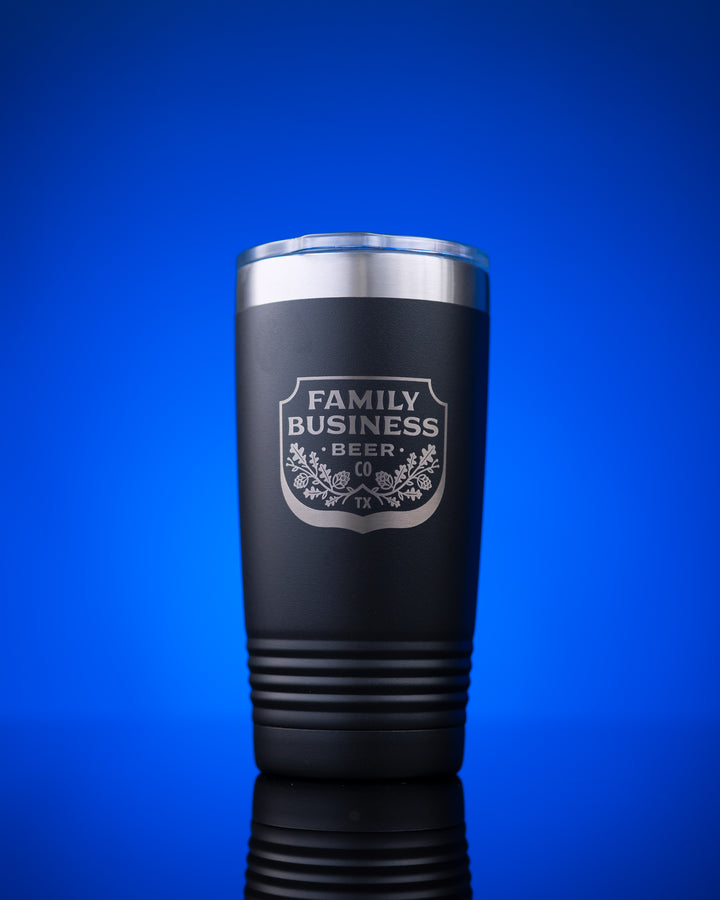 Family Business Crest Insulated Tumbler