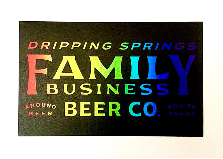 FBBC Rainbow Logo Sticker