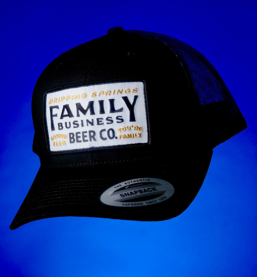 Black Snapback Hat